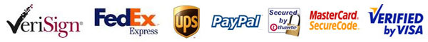 Payment options, delivery status, paypal, credit card, SSL